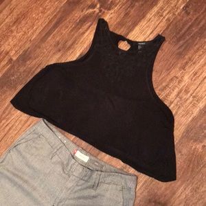 Forever 21 crop blouse